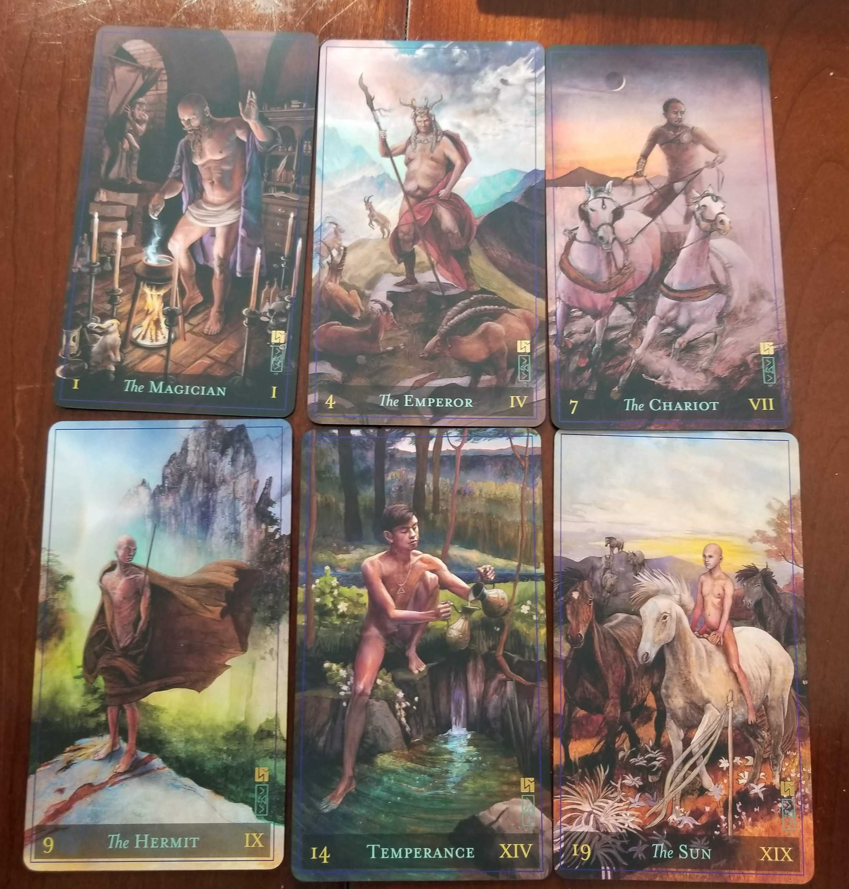 Таро карти с мъжка енергия: Tarot of the Divine Masculine