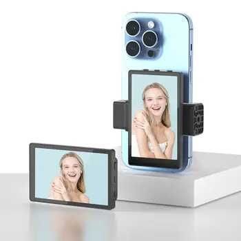 Vlog Selfie Phone Екран с магнитен държач за телефон