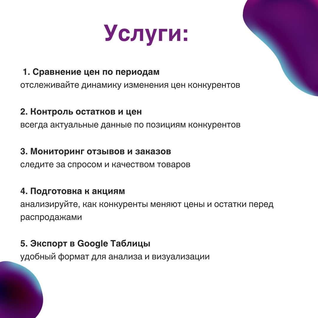 BI-аналитика для Uzum Market (дашборд). Парсер товаров Uzum Market.