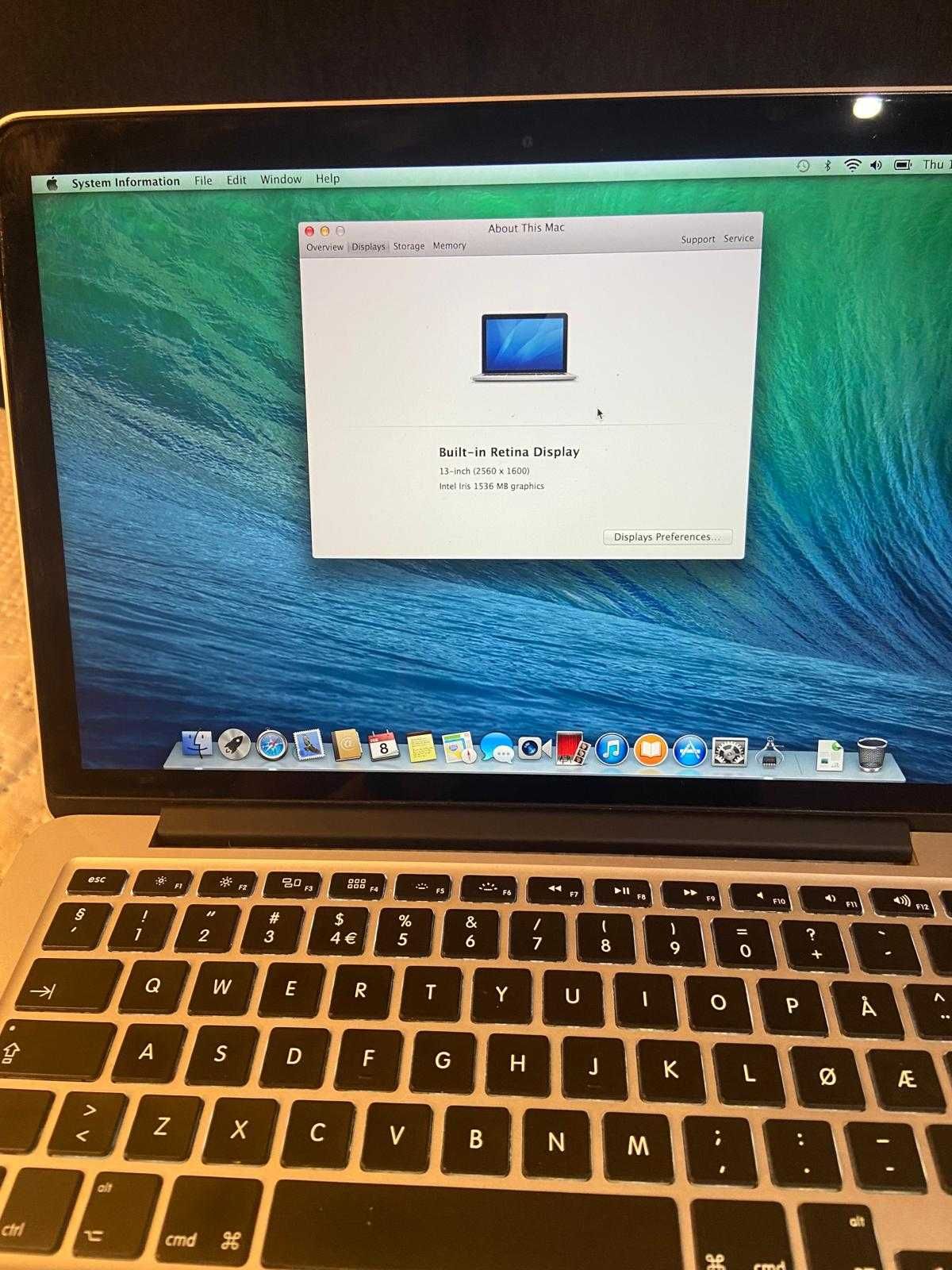 MacBook pro 2014 A 1502