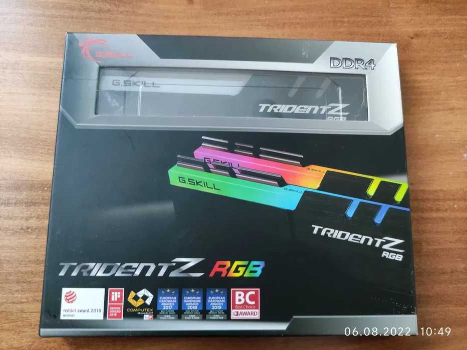 DDR4 G.SKILL Trident Z RGB 32GB (2x16GB) 4000MHz C16