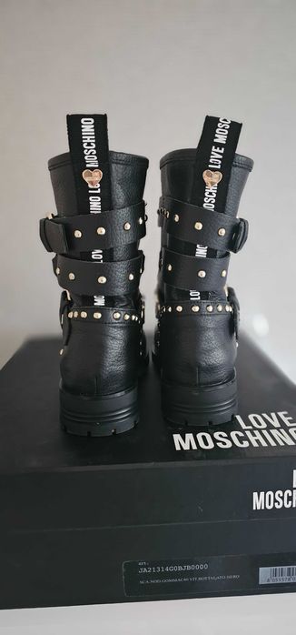 Боти Ест.кожа Love Moschino