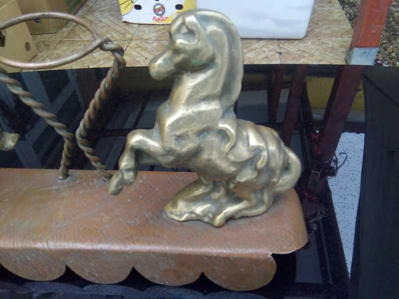 Statuie doi cai din bronz masiv
