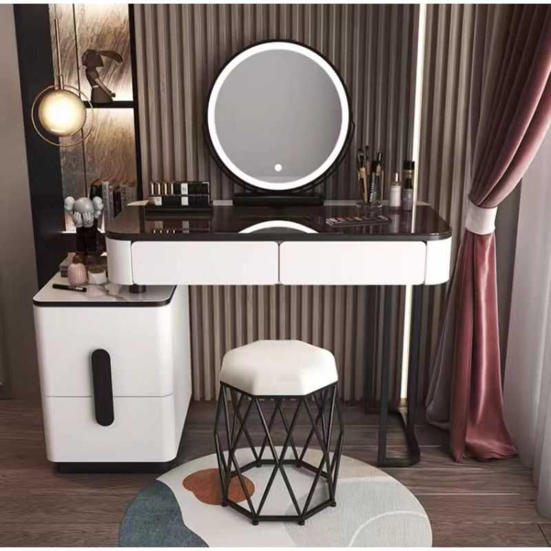 Сет тоалетка,  100х30х76h сm, кремав цвят