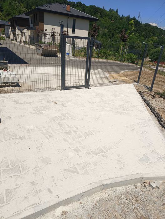 Демонтаж и монтаж тротоарни плочки бордюри павета