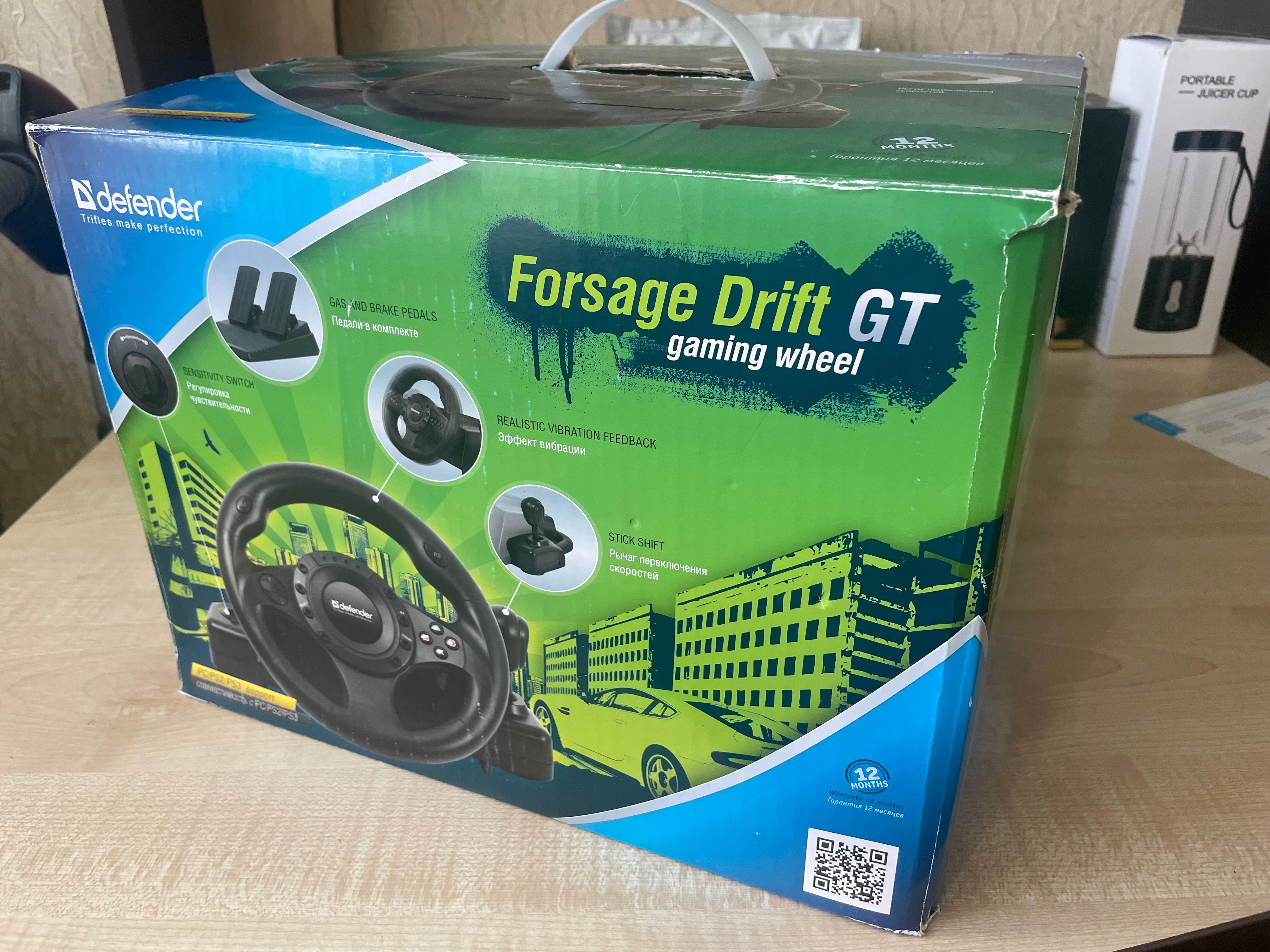 Игровой руль Defender Forsage Drift GT