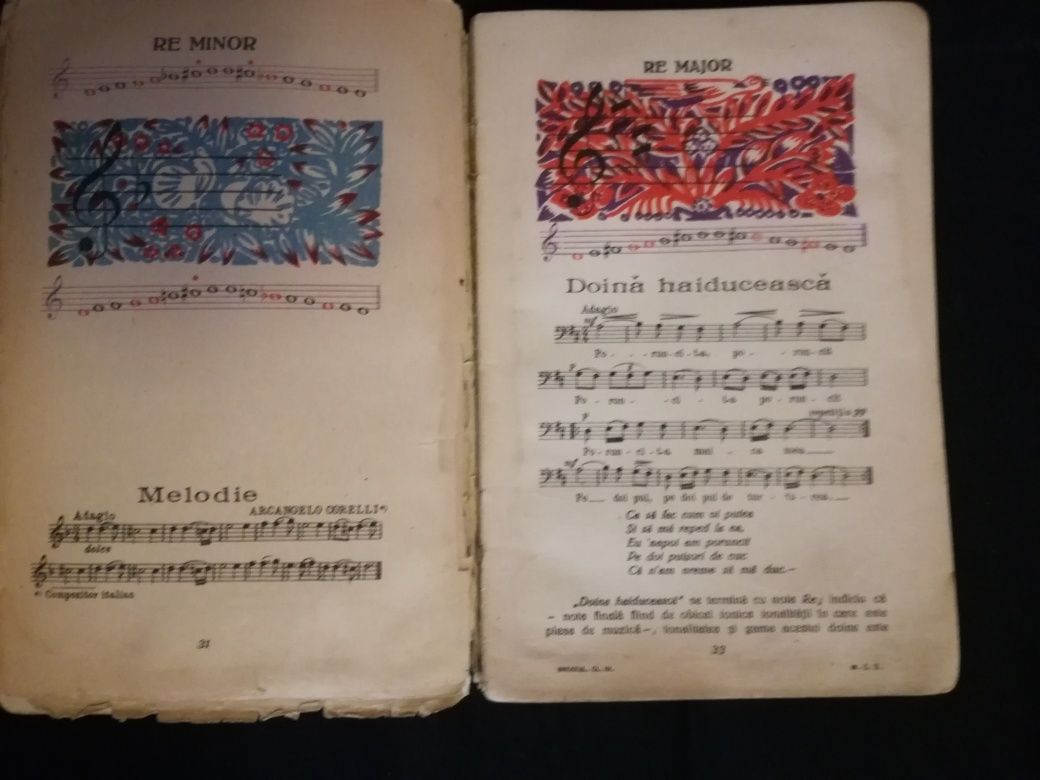 Carti de cantece - 1932 si 1967
