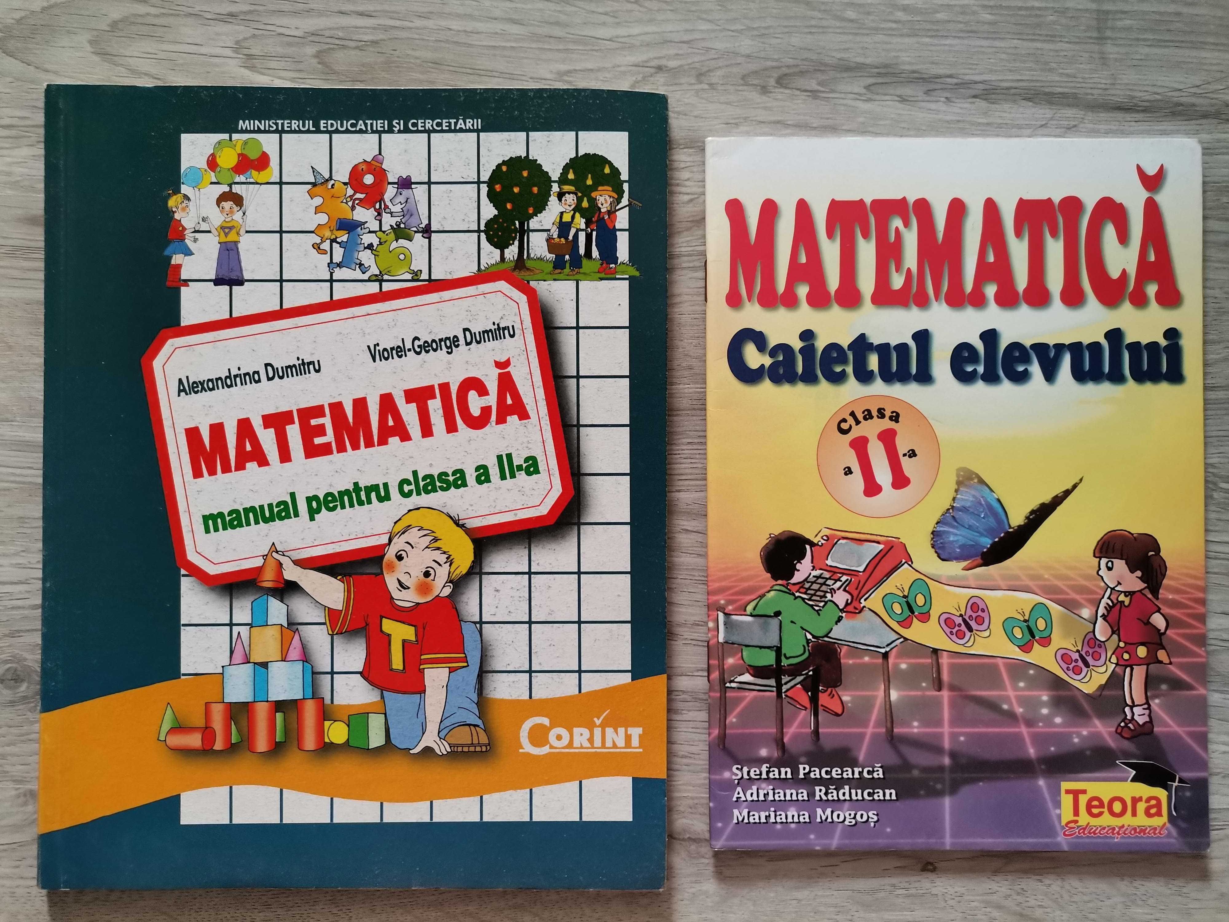 caiet + manual de matematica pentru clasa a II-a