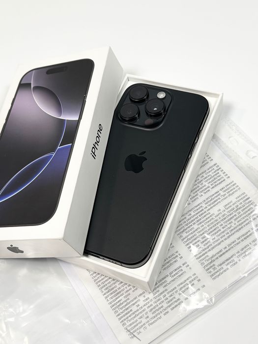 ГАРАНЦИЯ! Apple iPhone 16 Pro 256GB - Black Titanium