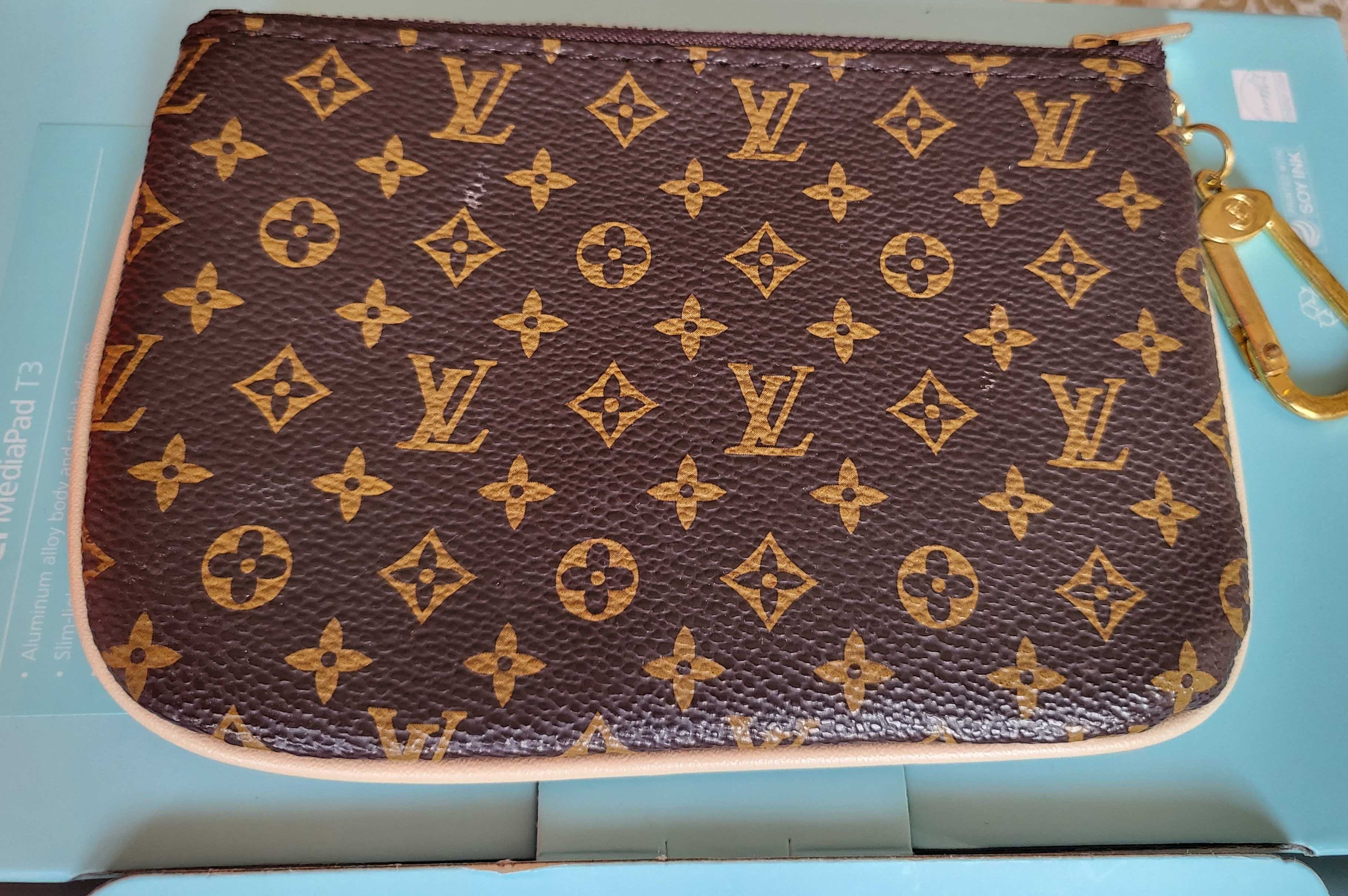 Louis Vuitton-Monogram -портмоне и ключодържател