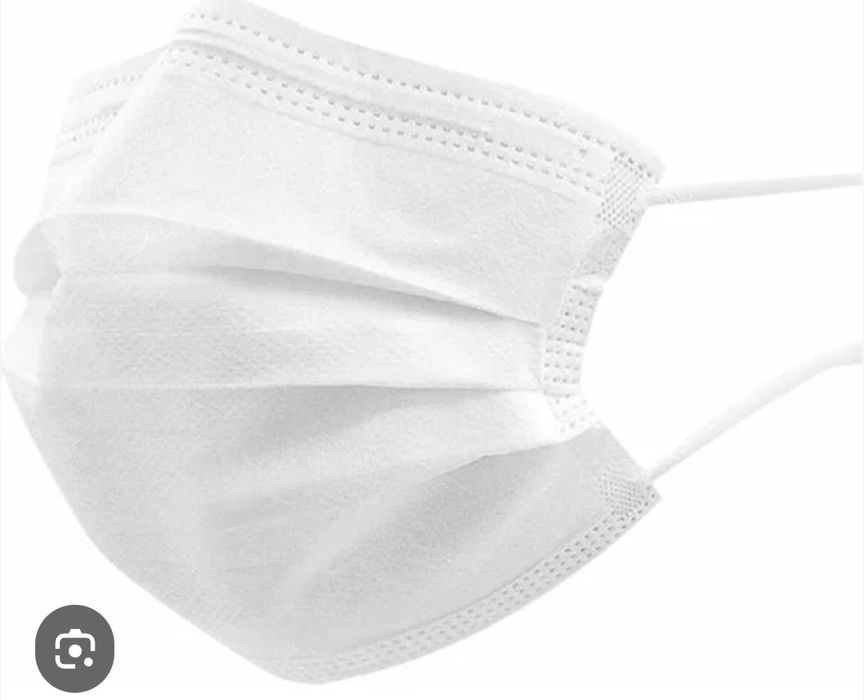 3 слойная одноразовая медицинская маска