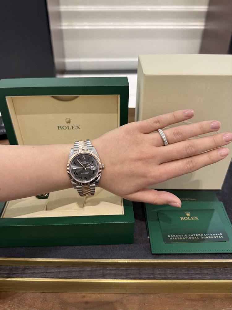 NEW Rolex Datejust 41mm Steel and Everose Gold 126331
