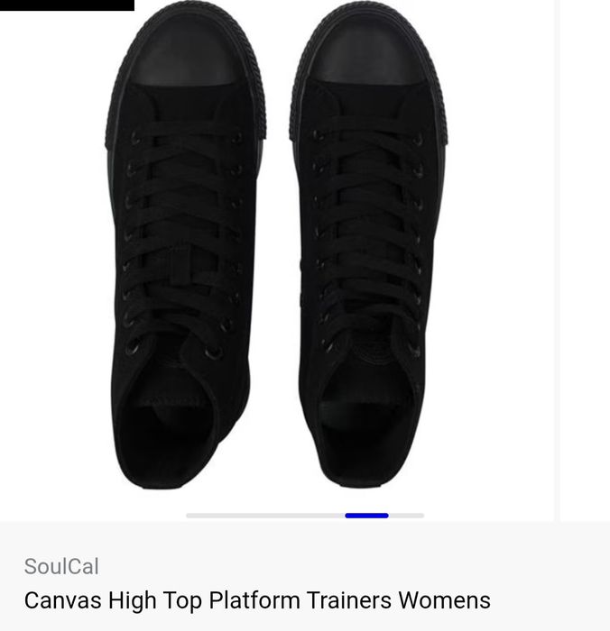 Женские кеды Soul Cal Canvas High Top Platform Trainers