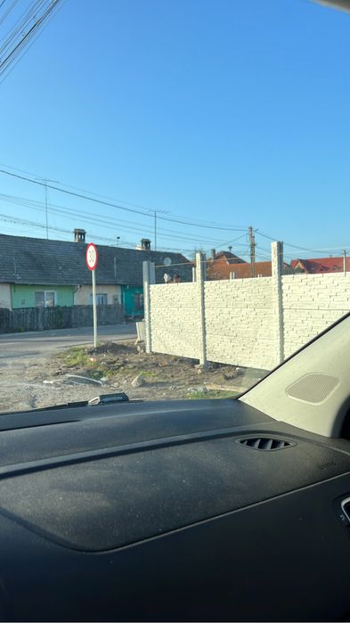 Gard PREMIUM stalpi placi beton piatra