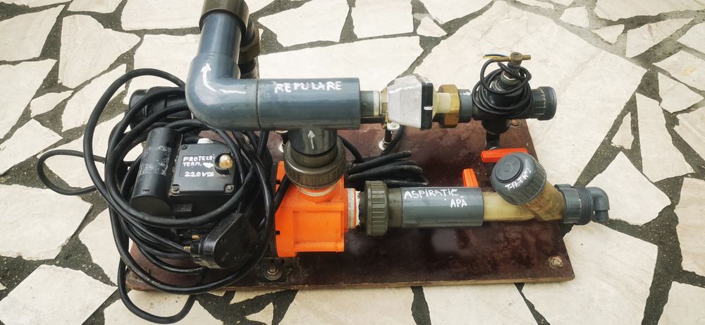 Pompa apa cu rezistenta de 6 kw pt piscina sau ciubar