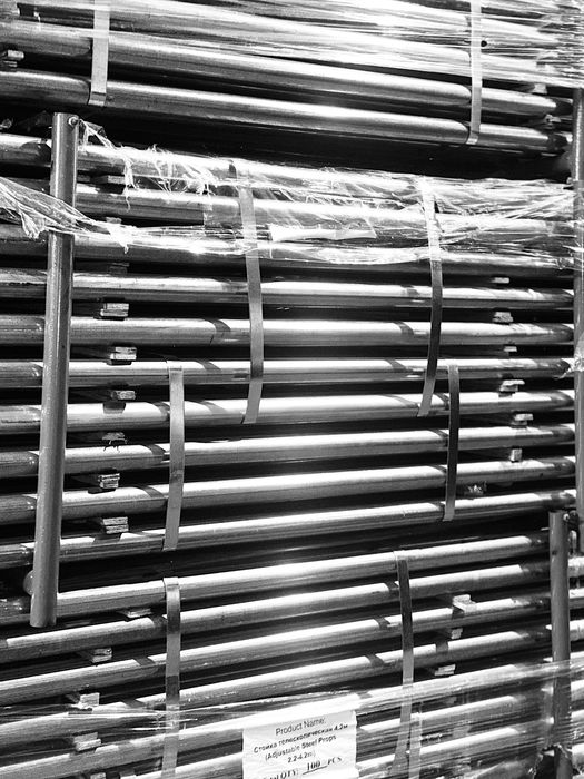 Оцинкованная телескопическая стойка 3.7м