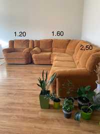 Белорусскии раскладной диван+ кресло