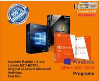 Instalez Windows cu Licenta-Activare Microsoft!Serviciu Premium!