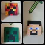 Vand tablou canvas inspirat minecraft