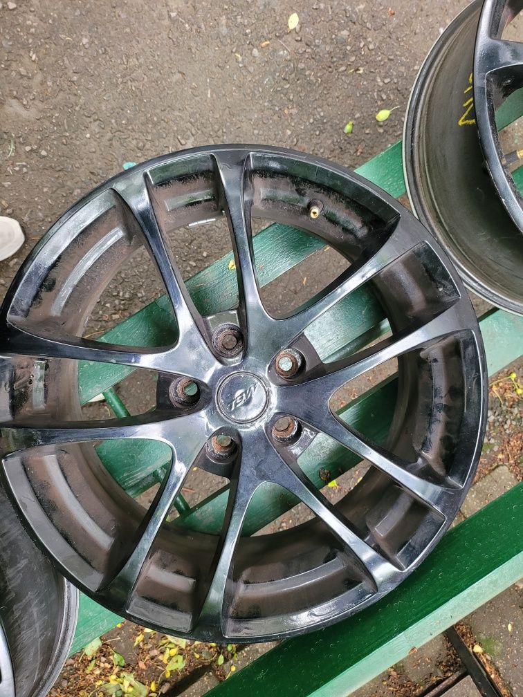 Jante/roti negre Opel Astra H R17, 7.0J × 17 H2, 5 prezoane