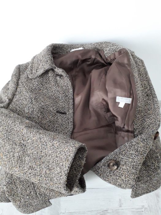 Palton dama, din lana, model elegant, STEFANEL