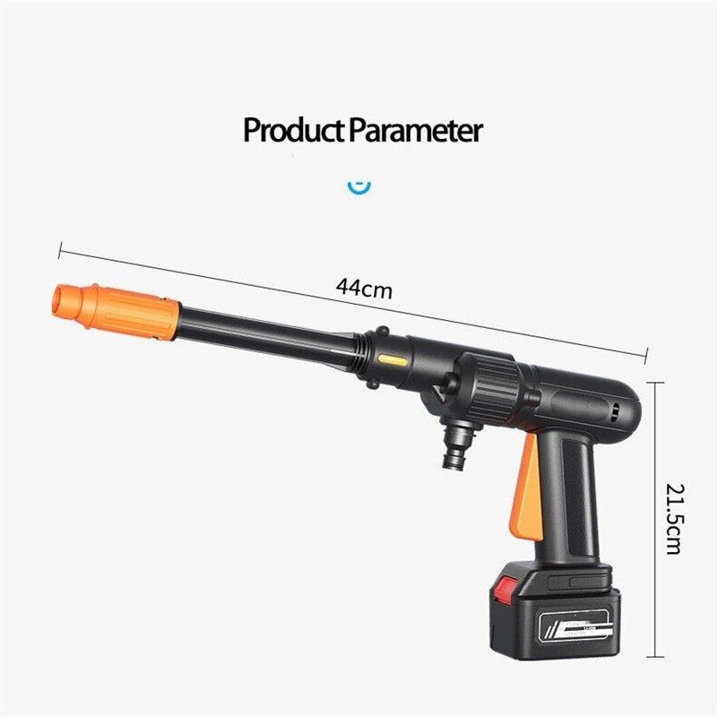 Беспроводной пистолет для мойки автомобилей под высоким давлением.