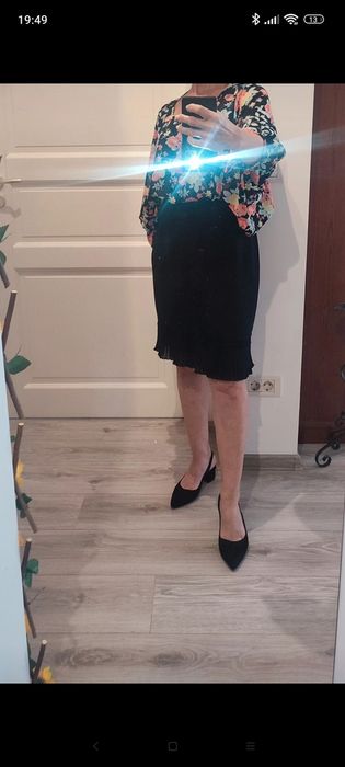 Fusta midi neagră eleganta, Next, 36-S