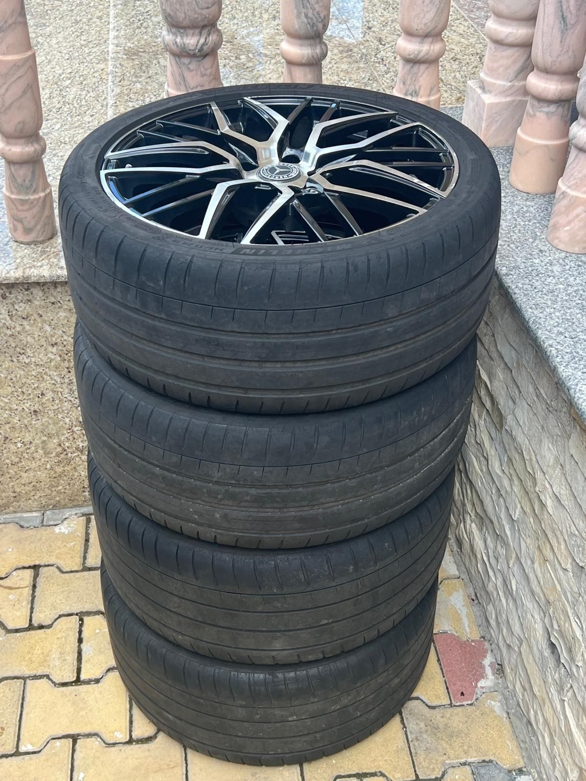Jante aluminiu cu anvelope Michelin Pilot Sport 4 S Mercedes Benz