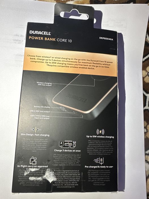 Wireless power bank duracell