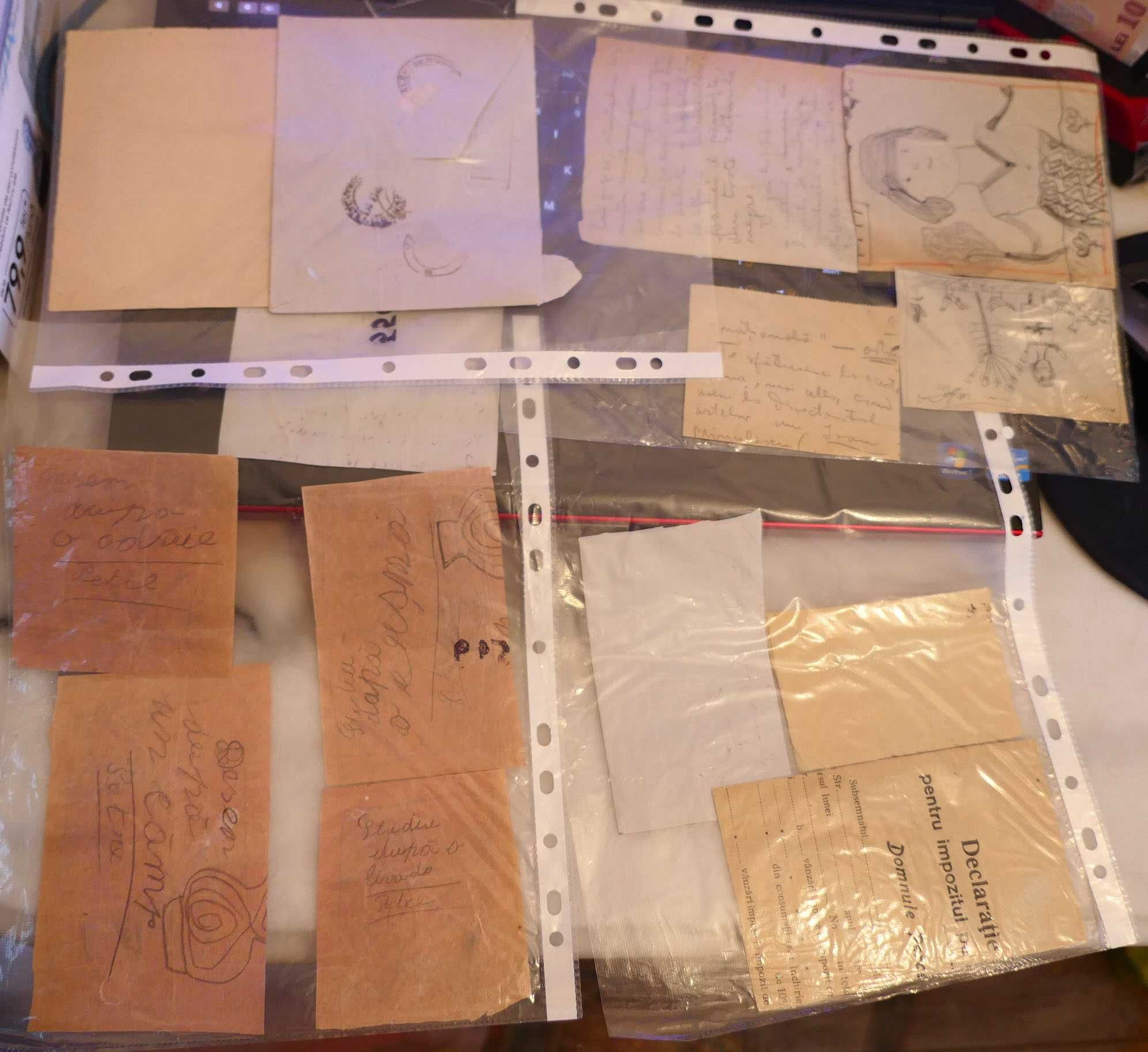 Nicolae Tonitza (1886-1940) Documente Desene Manuscrise Carti Grafica