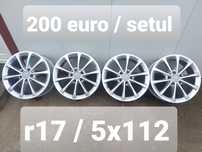 Jante aluminiu originale r17 / Vw Audi Skoda Seat Mercedes / 5x112