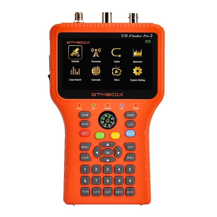 Monitor receiver satelit DVB-S,S2,S2x, DVB-T2 DVB-C AHD H.265