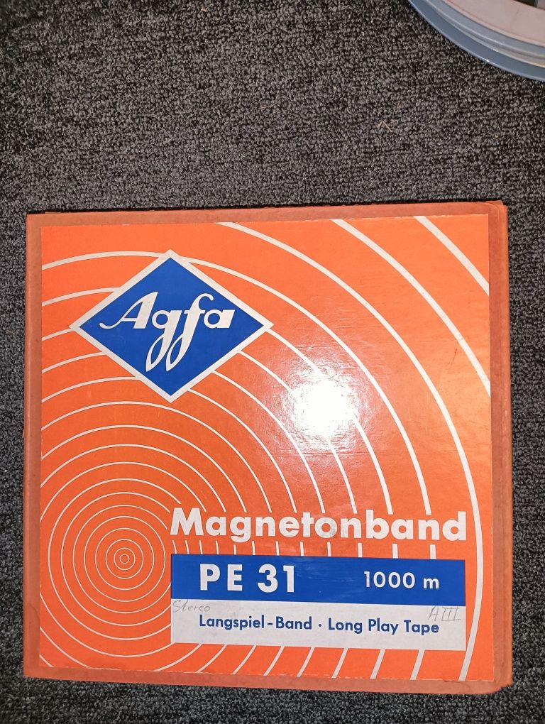 Banda magnetofon 24cm Agfa profesionala