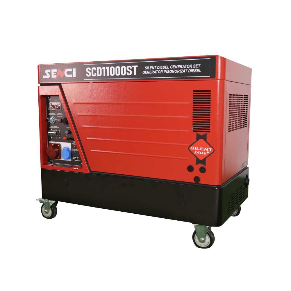 Generator de curent insonorizat SENCI SCD11000ST 400V 8,5kW Diesel ATS