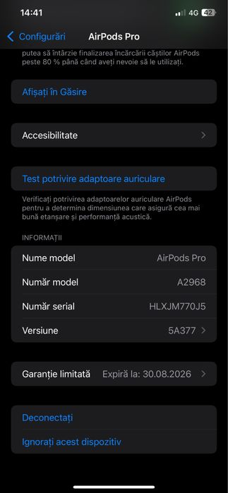 Apple AirPods Pro 2 – 100% originale, noi Ofer factură în privat.