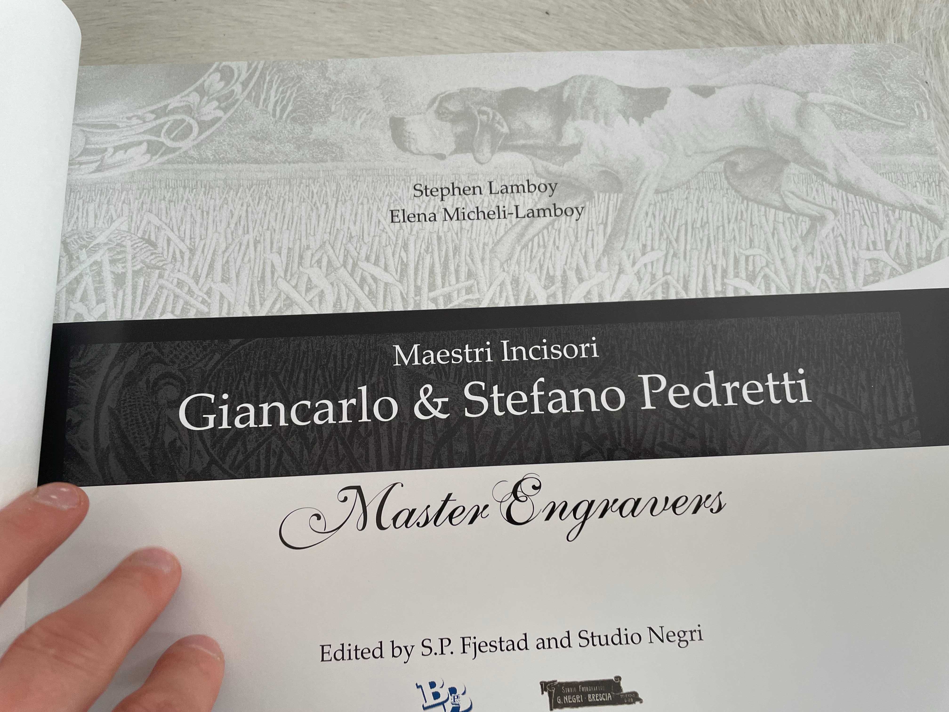 Giancarlo & Stefano Pedretti, Master Engravers carte arta gravura
