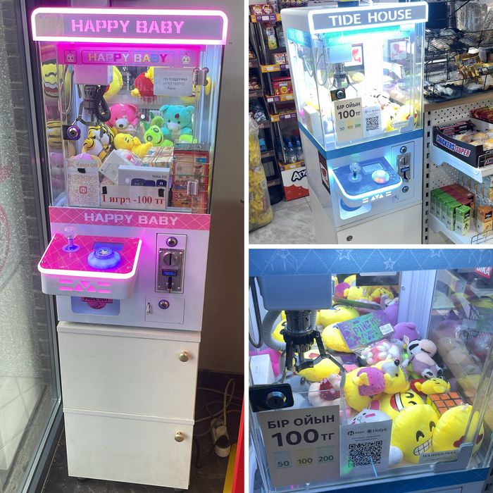 Вендинговый аппарат мини хватайка с игрушками бизнес пассивный доход