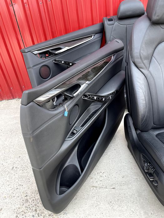 Interior negru comfort BMW X5 F15 incalzit