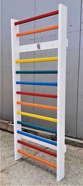 Spalier Gimnastica Standard, 200x80 cm, Colorat, 12 Bare - M120LC4