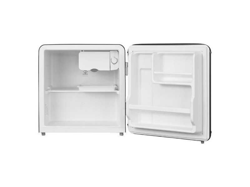 Ретро Мини Хладилник Comfee RCD50BL2EURT(E), 47L, Черен