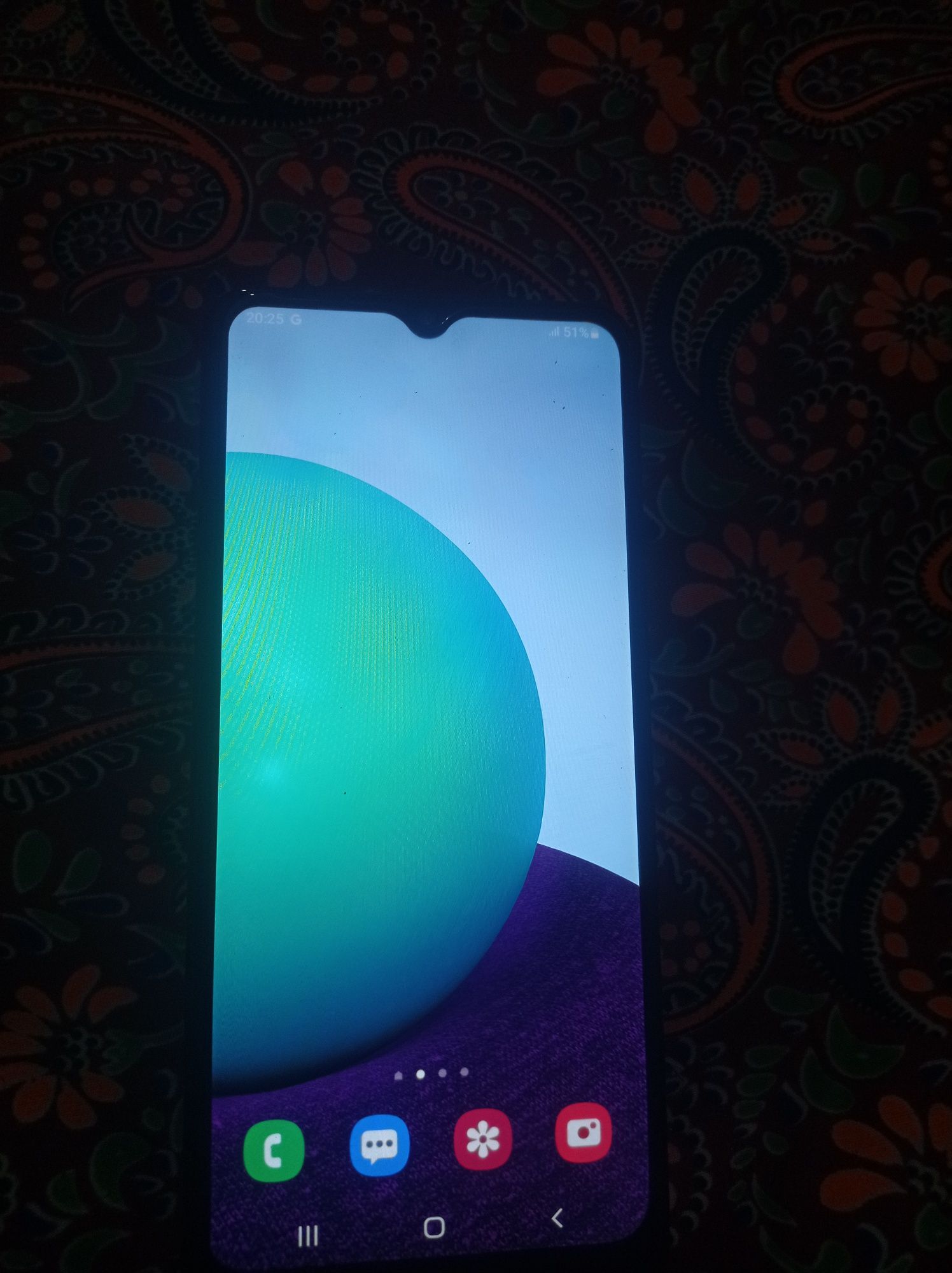 A 02 Samsung ishlashi zoʻr xotira 32 gb