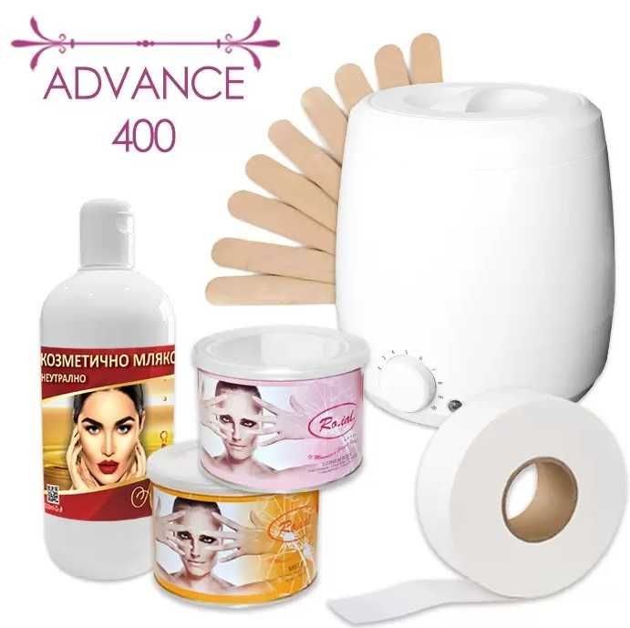 Комплект за епилация с кола маска ADVANCE 400/800