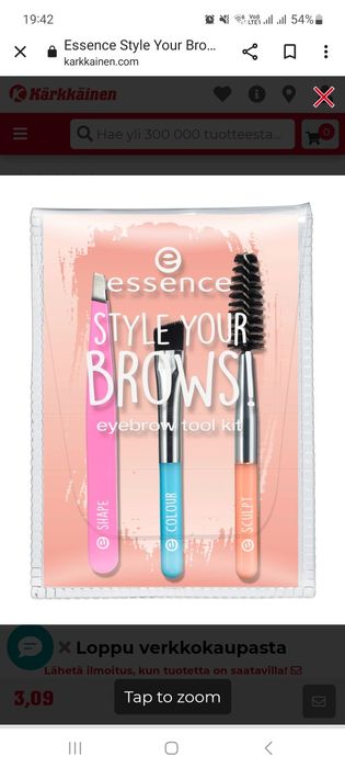 Kit  pentru sprancene Essence