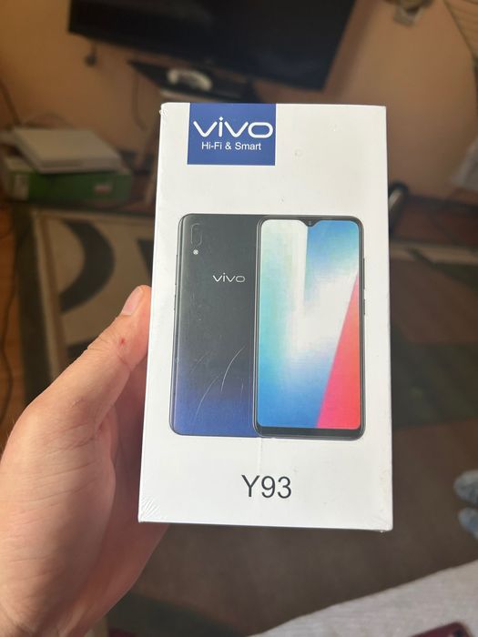 Vivo Y93 128гб озу6гб телефон новый барлык заты бар каробка зарядка