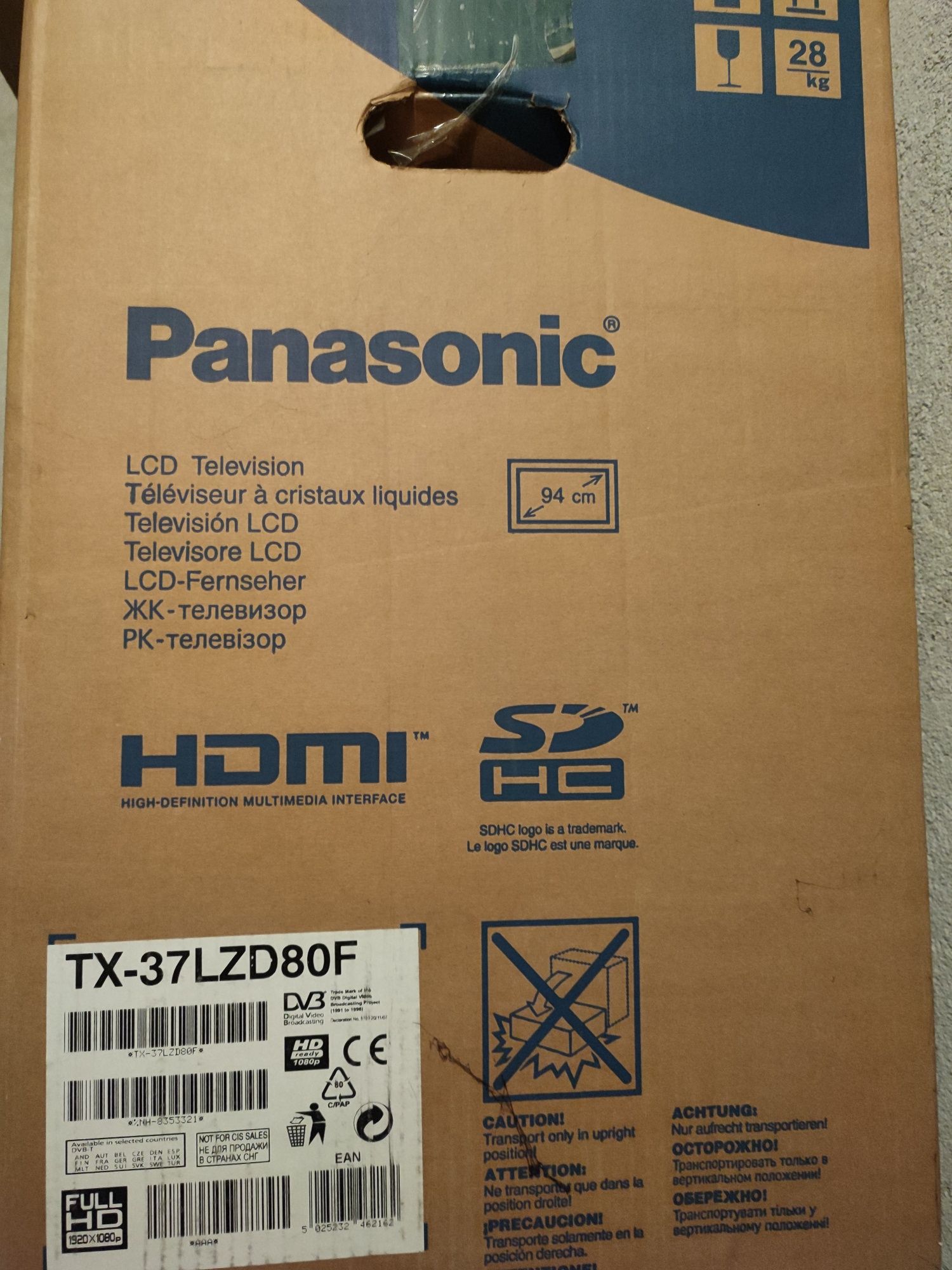 Телевизор LCD Panasonic VIERA 37