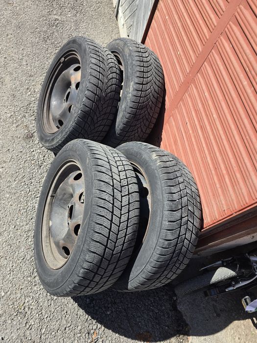 Джанти с гуми 4бр метални от Ситроен 205/55/16