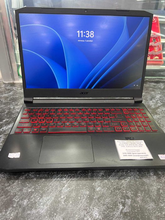 Игровой Acer Nitro |i5-11400H, RTX 3050, 16GB, 480GB SSD MS| Рассрочка