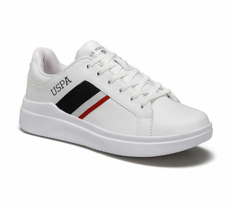 %ПРОМО% U.S. POLO® № 44 – Мъжки спортно елегантни кожени обувки нови