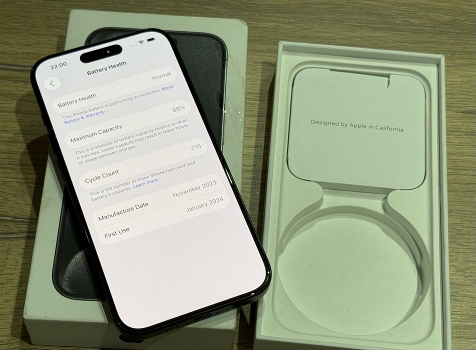 Iphone 15Pro 256GB Black Titanium