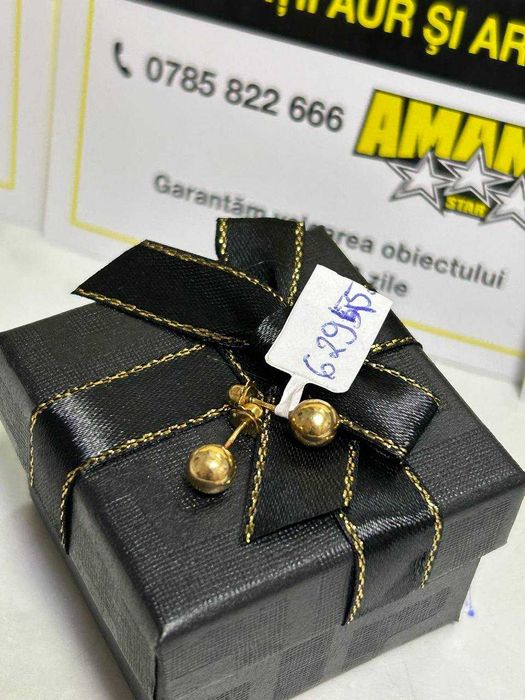 cercei aur 0.82gr 14k (m2) staramanet